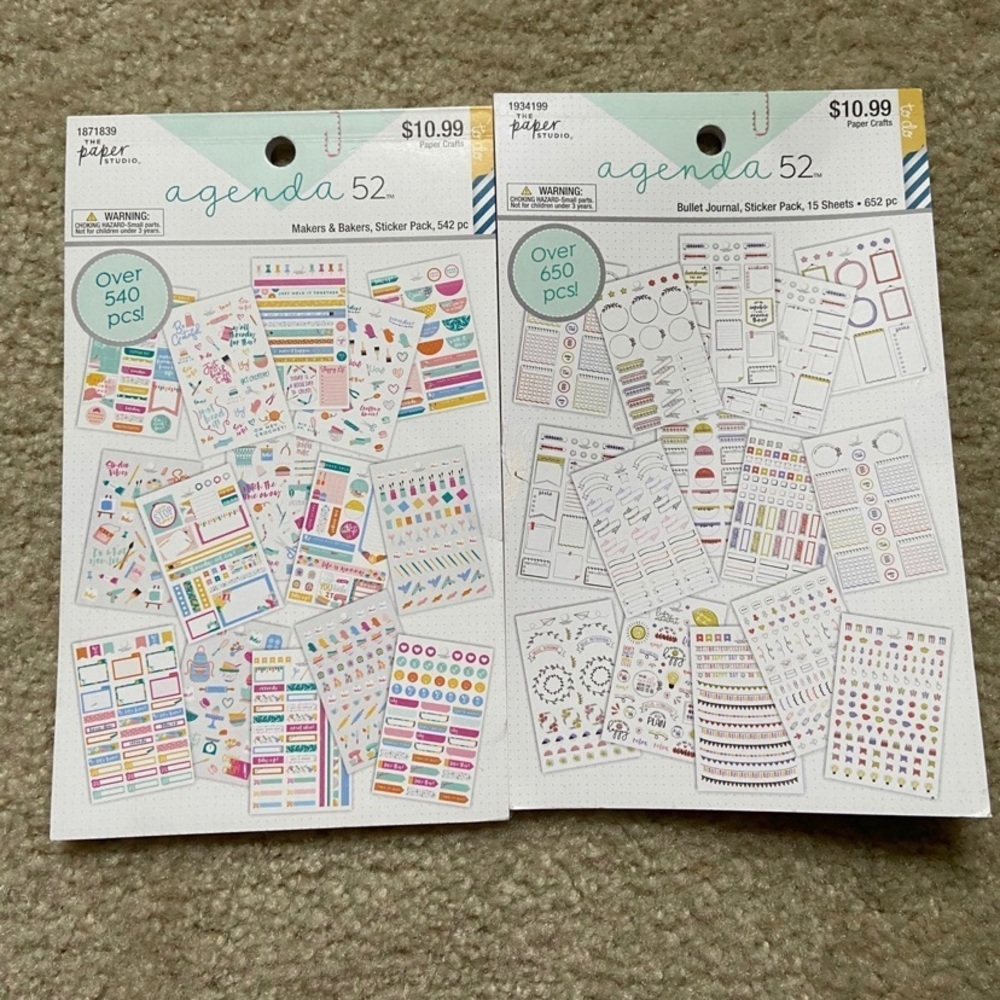Agenda 52 Sticker Bundle